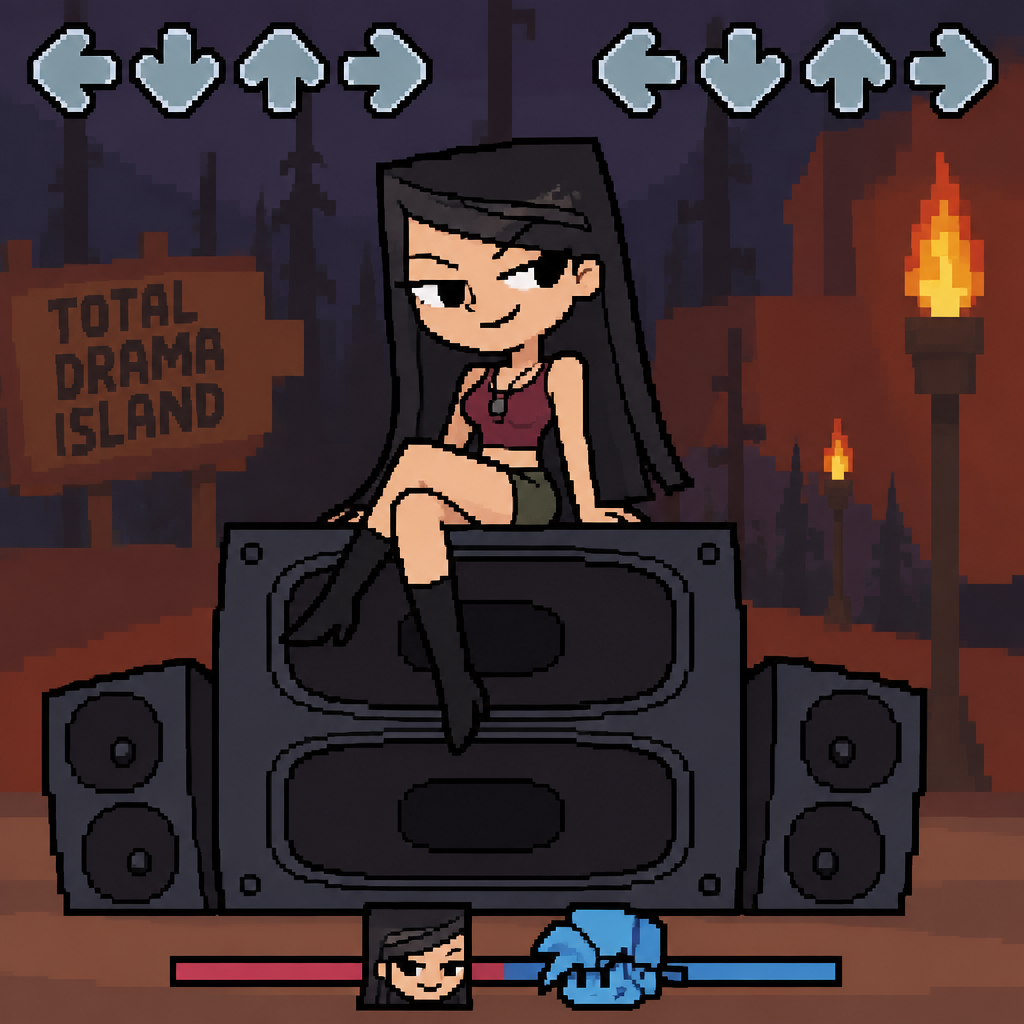 Friday night Funkin total drama island heather gf Girlfriend