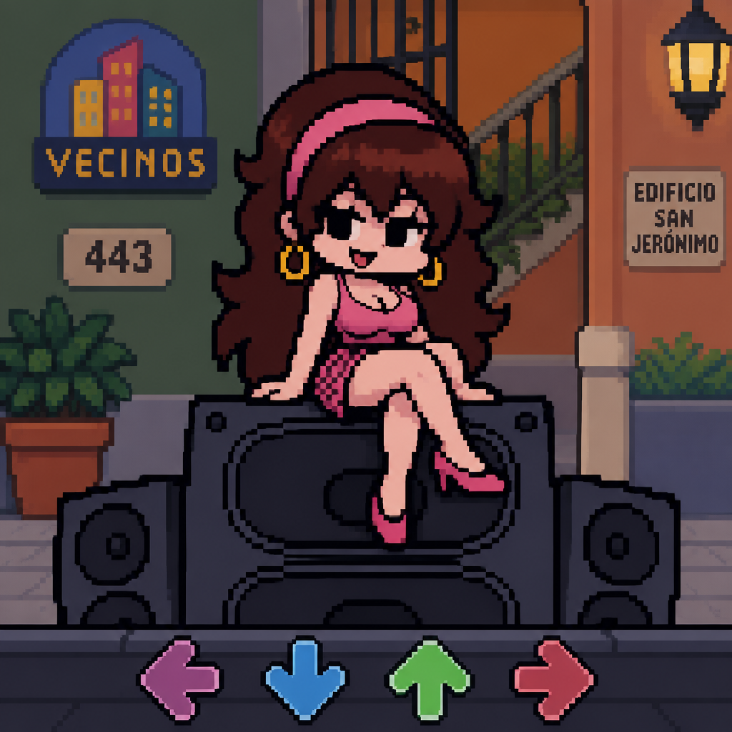 Friday night Funkin gf Silvia Olvera vecinos