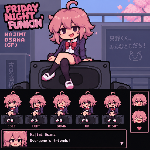 Friday night Funkin najimi osana gf