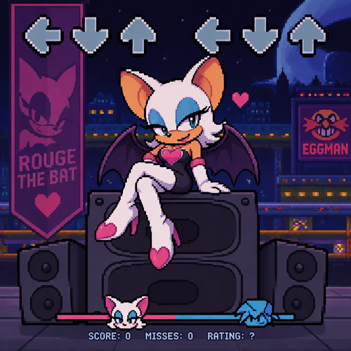 Friday night Funkin rouge the bat
gf
