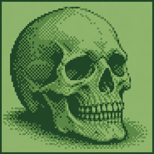 Realistic skull