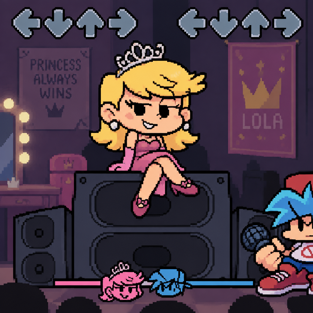 Friday night Funkin Lola loud gf