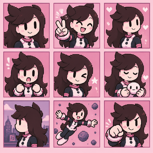 Jaiden Animations ochako uraraka character icons 