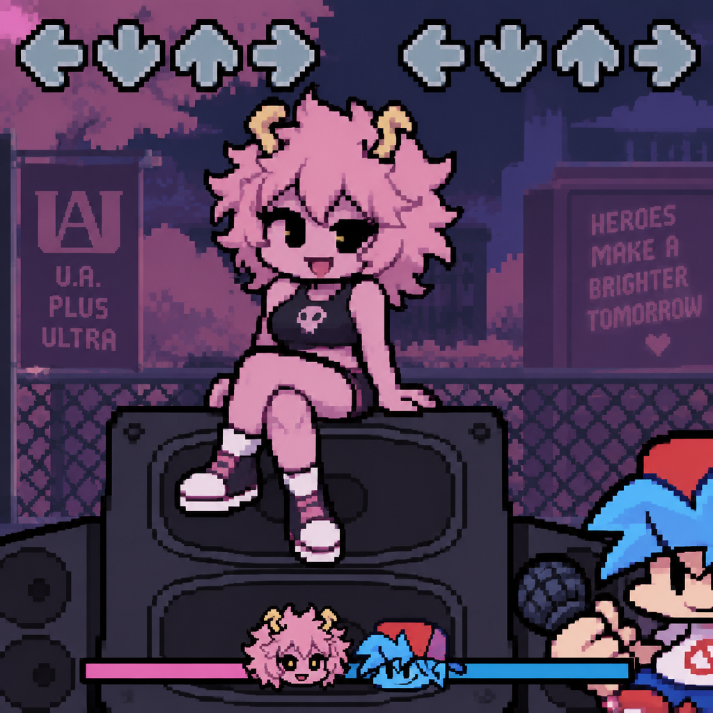 Friday night Funkin mina ashido gf