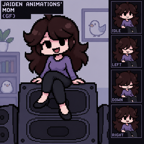 Friday night Funkin Jaiden Animations' mother gf