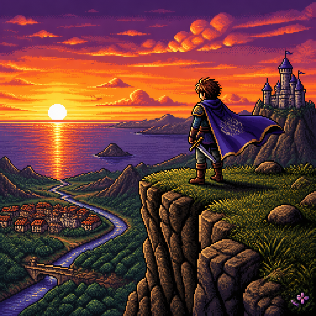 16-Bit pixel art style example