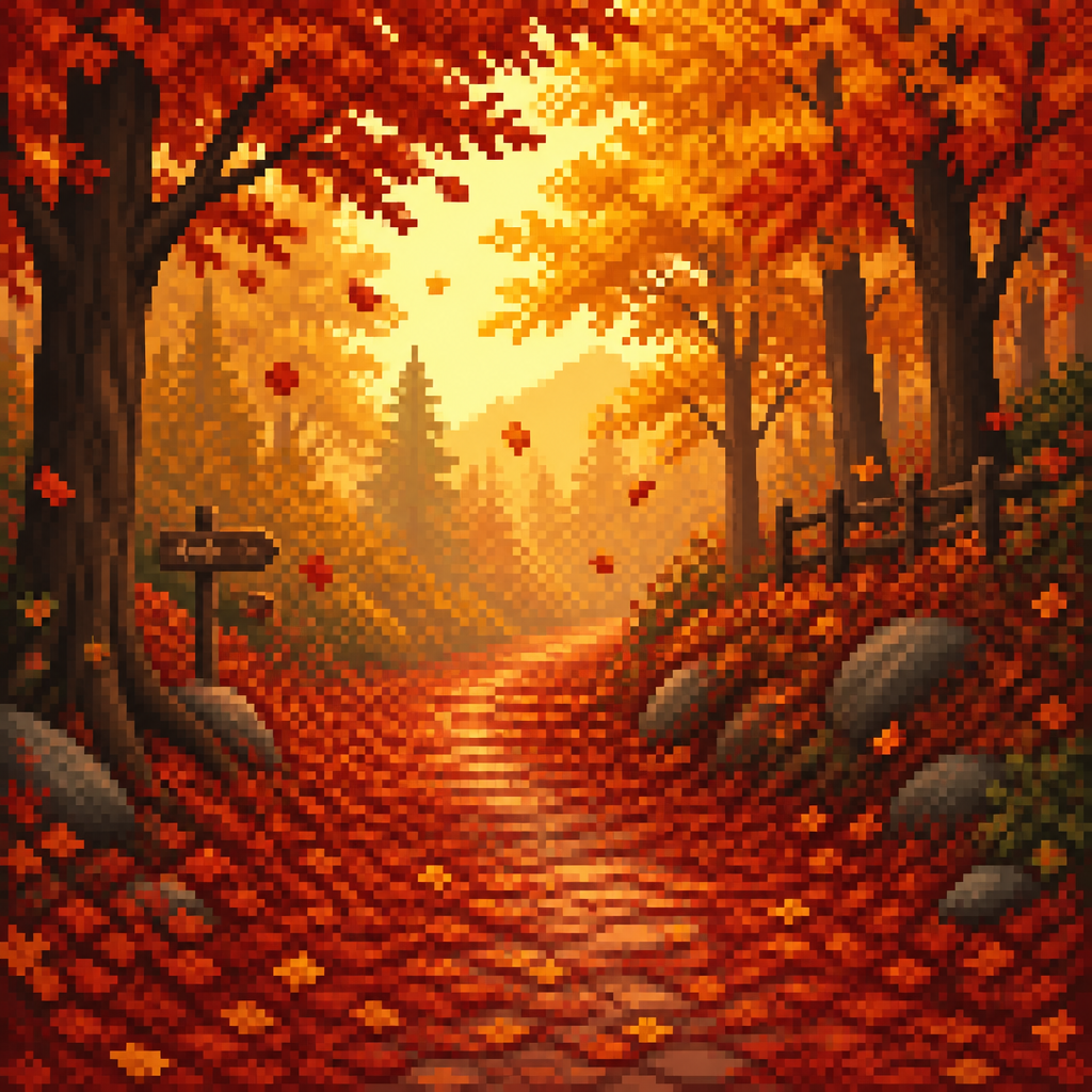 Autumn Pixel pixel art style example