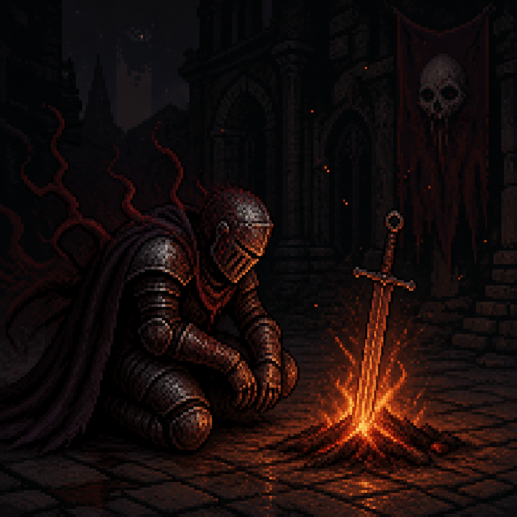 Dark Fantasy Pixel pixel art style example