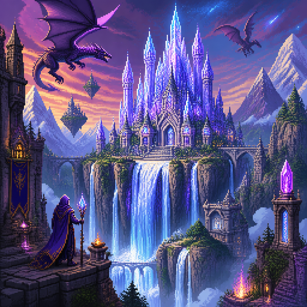 Fantasy Pixel pixel art style example