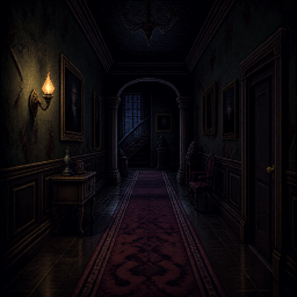 Horror Pixel pixel art style example