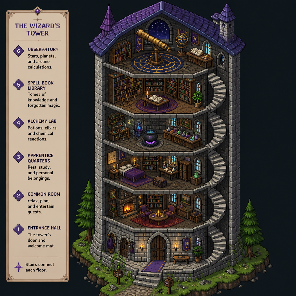 Isometric pixel art style example