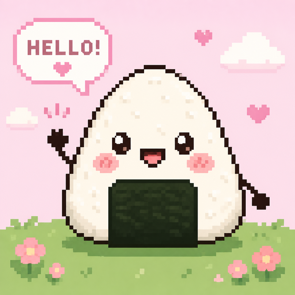 Kawaii Pixel pixel art style example