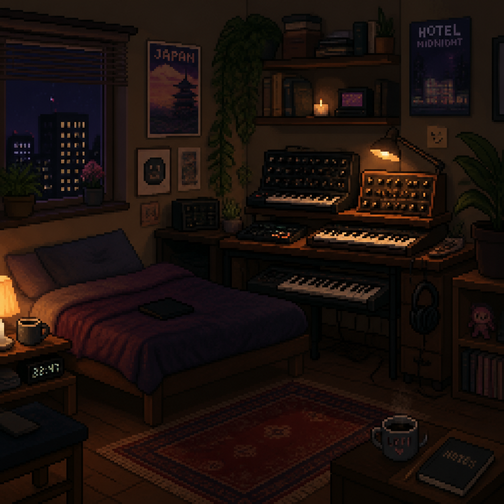 Pixel Interior pixel art style example