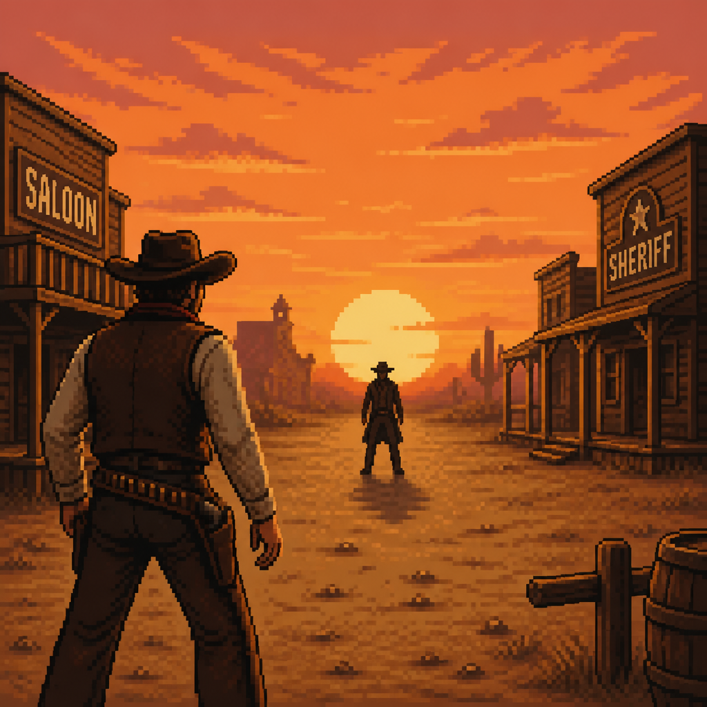 Western Pixel pixel art style example